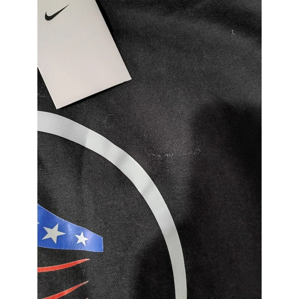 Nike Endurance Hoodie Mens Large Black Graphic Pullover Sweatshirt NWT RN56323